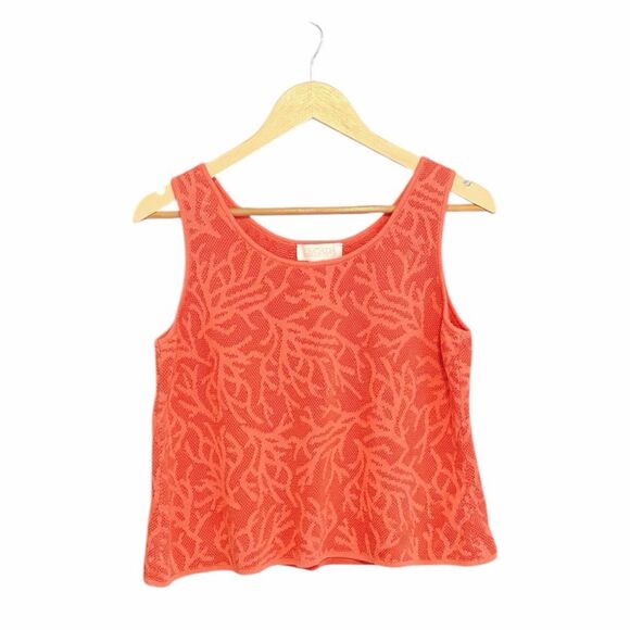 Escada by Margaretha Ley Knit Coral Tank Top Shell 42 - Picture 1 of 5